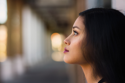 Southlake Senior Pictures - town square natural light